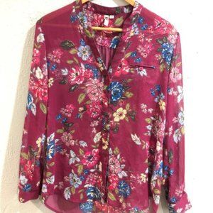KUT FROM THE KLOTH Floral Blouse XSP